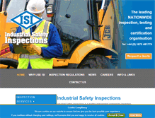 Tablet Screenshot of isisafety.com